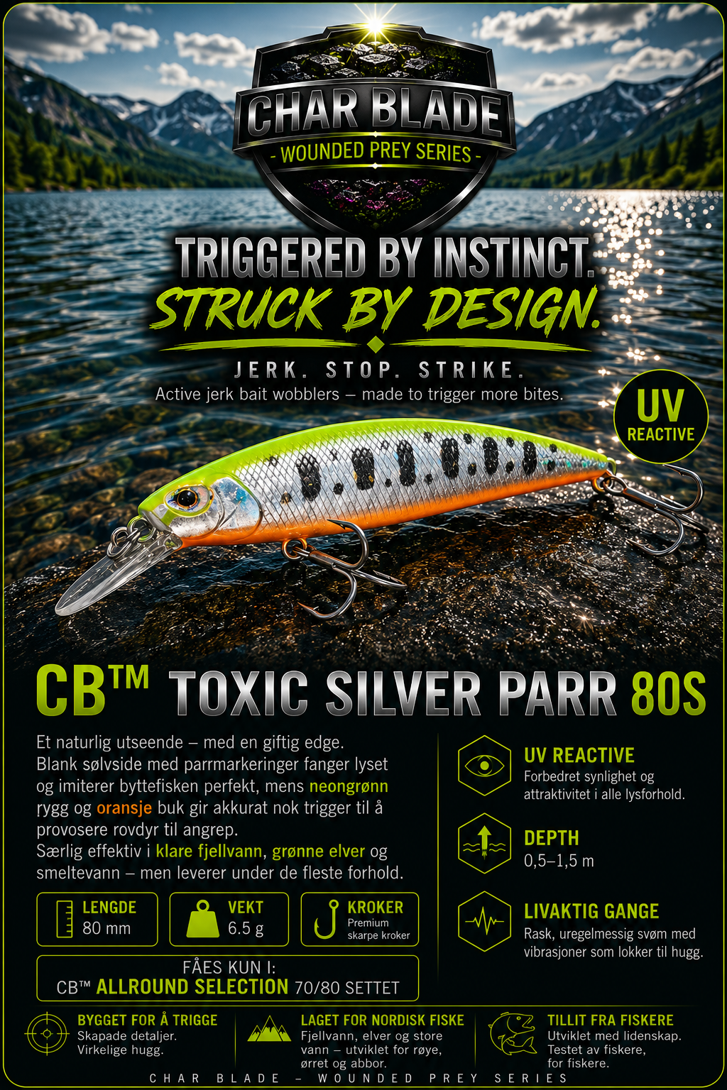 CB™ Toxic Silver Parr 80s