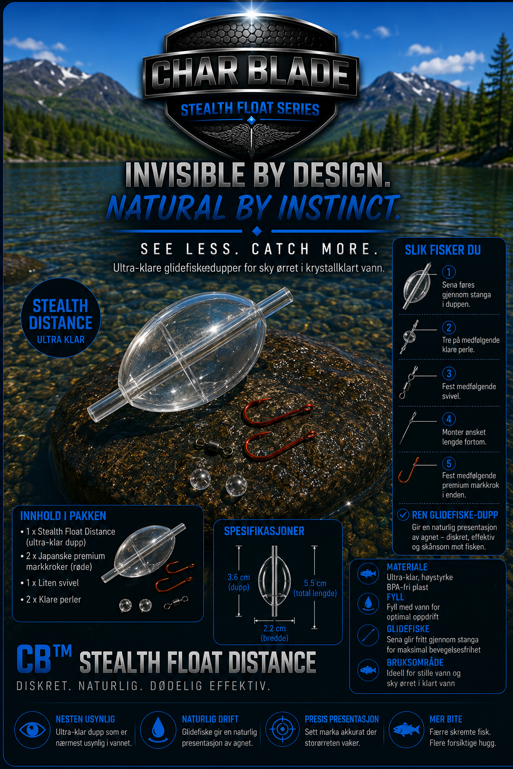 CB™ Stealth Floath Distance