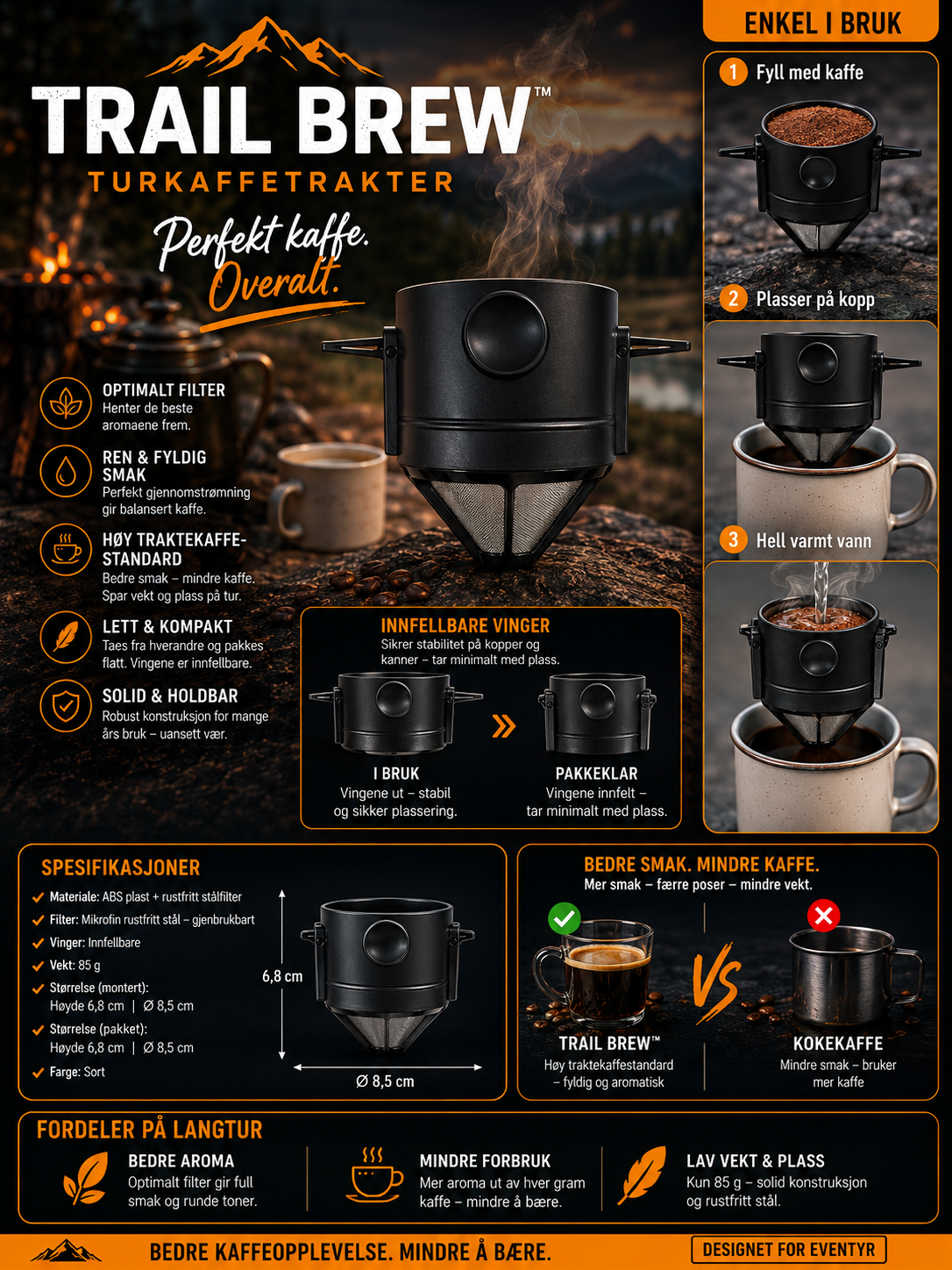 Trail Brew turkaffetrakter