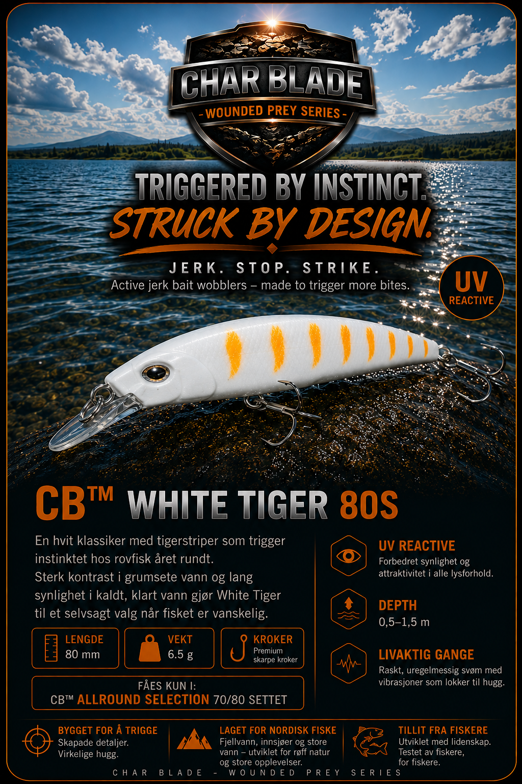 CB™ White Tiger 80s